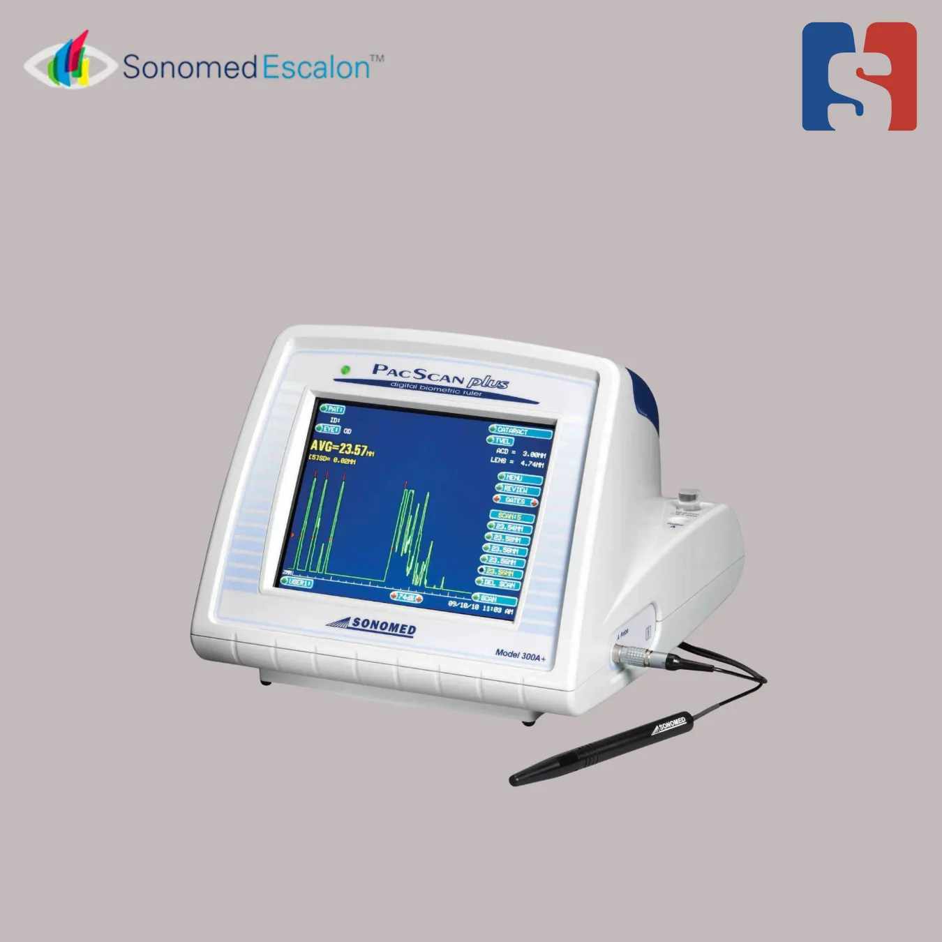 A-Scan Biometer 300A+ Sonomed USA